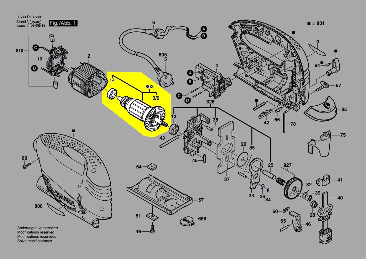 Induit réf. 2 609 002 491 Bosch